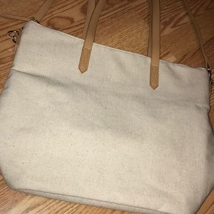 Zipper tote bag